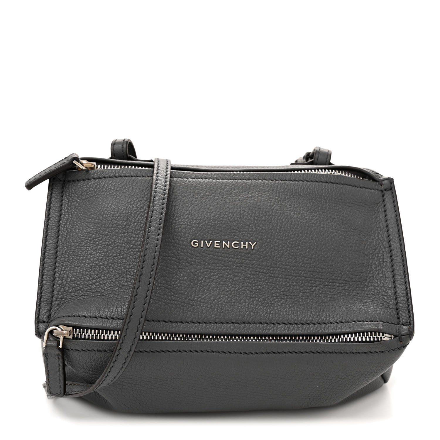 Givenchy Sugar Goatskin Small Pandora Box Crossbody Bag Storm Grey 1 of 11