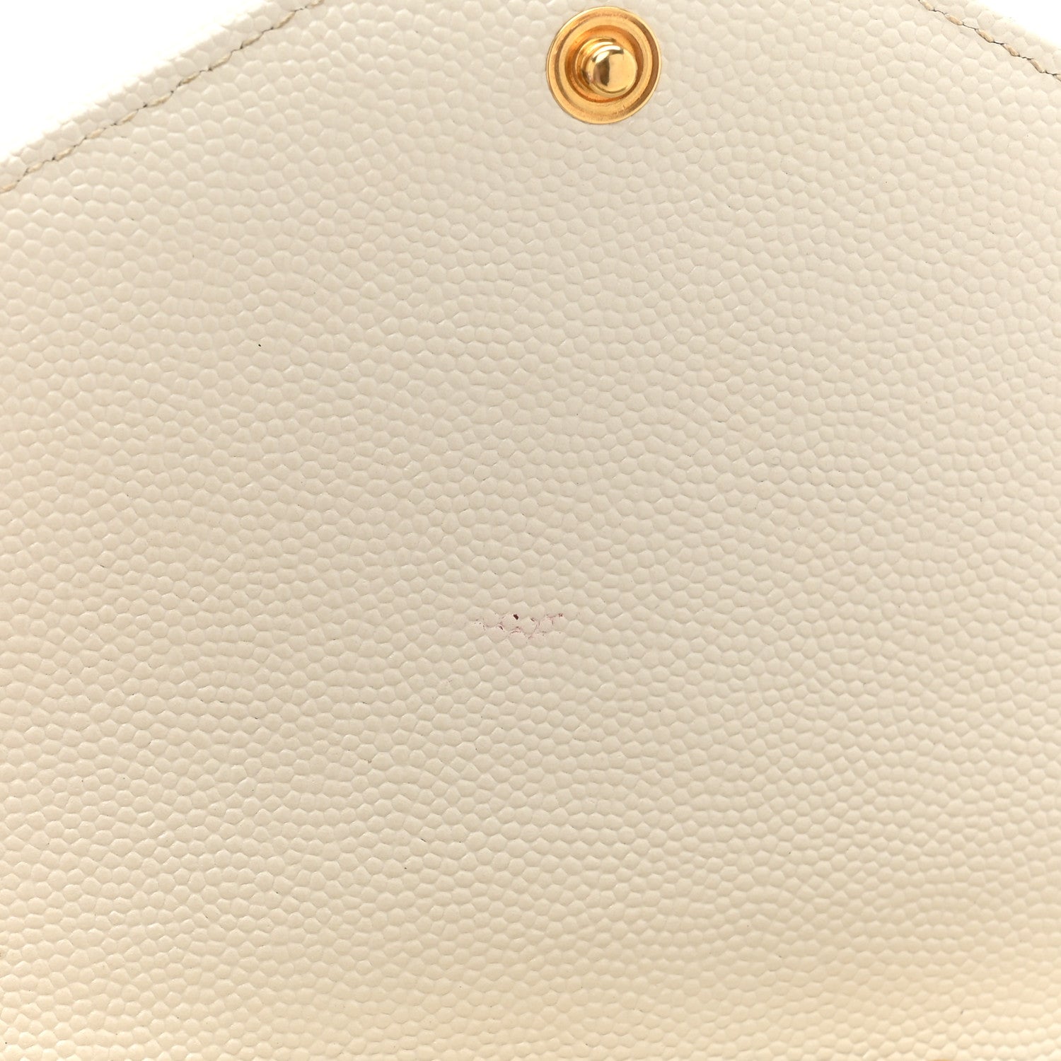 Saint Laurent Grain De Poudre Mixed Matelasse Triquilt Monogram Chain Wallet Blanc Vintage 11 of 15