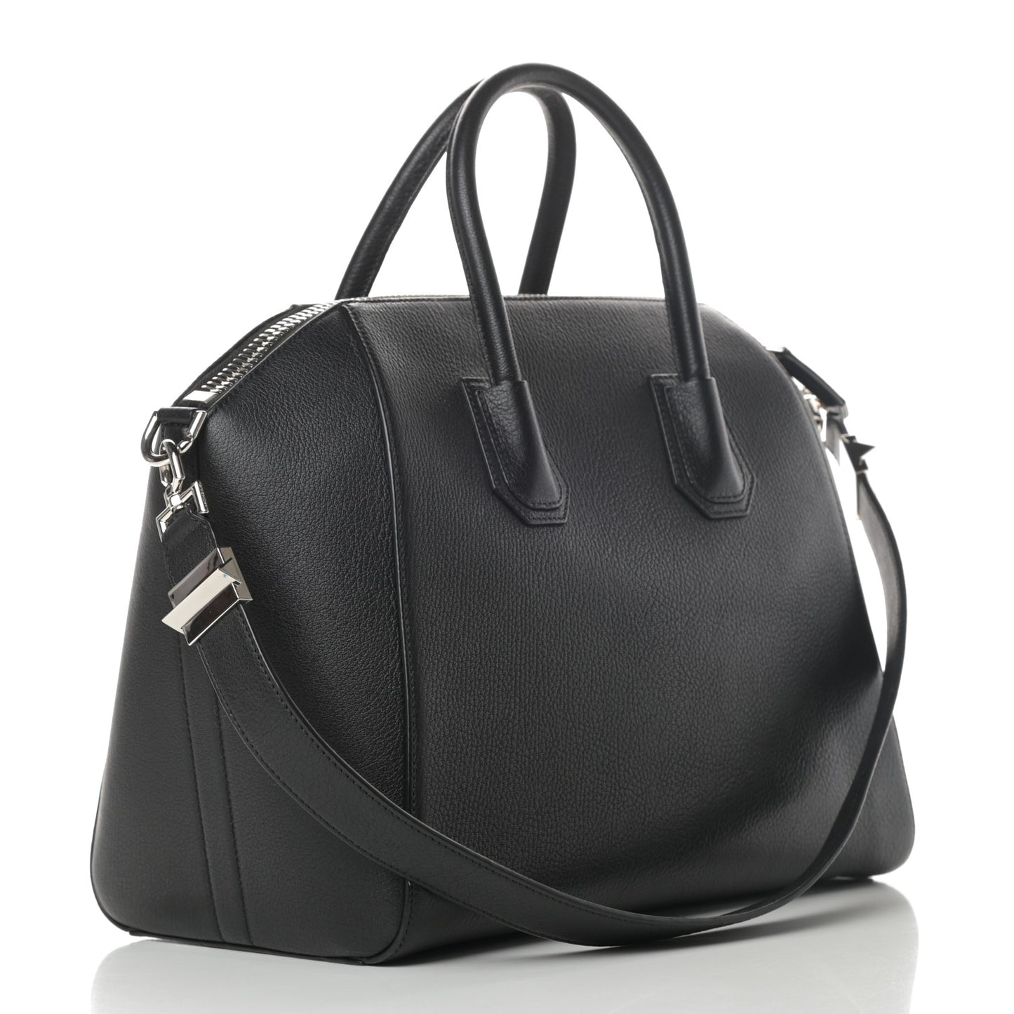 Sugar Goatskin Medium Antigona Black