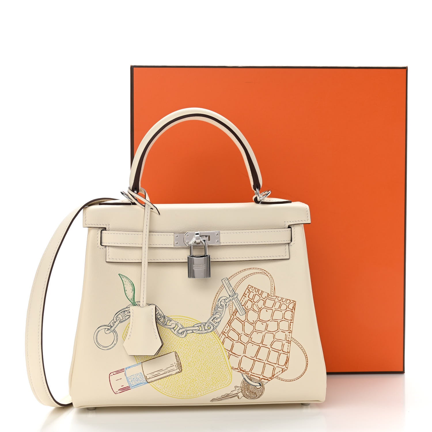 Hermes Swift In & Out Kelly Retourne 25 Nata 11 of 11