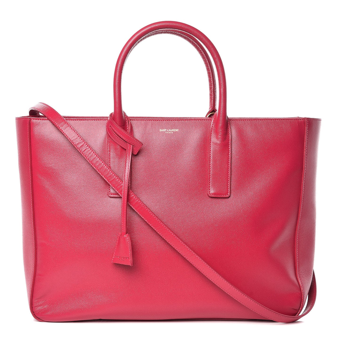 Grained Calfskin Medium Museum Bag Bubblegum