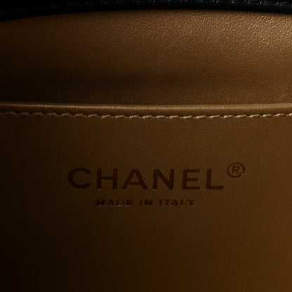 Chanel Lambskin Quilted Pearl Small Flap Black 6 of 10