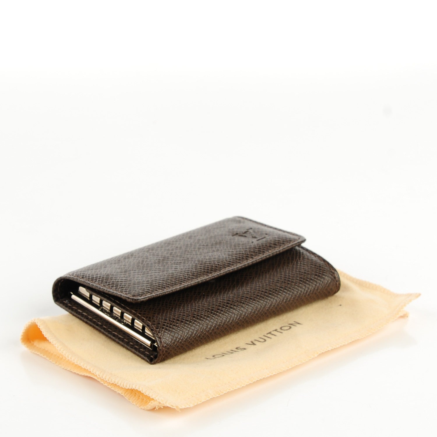 Louis Vuitton Taiga 6 Key Holder Grizzli 4 of 7