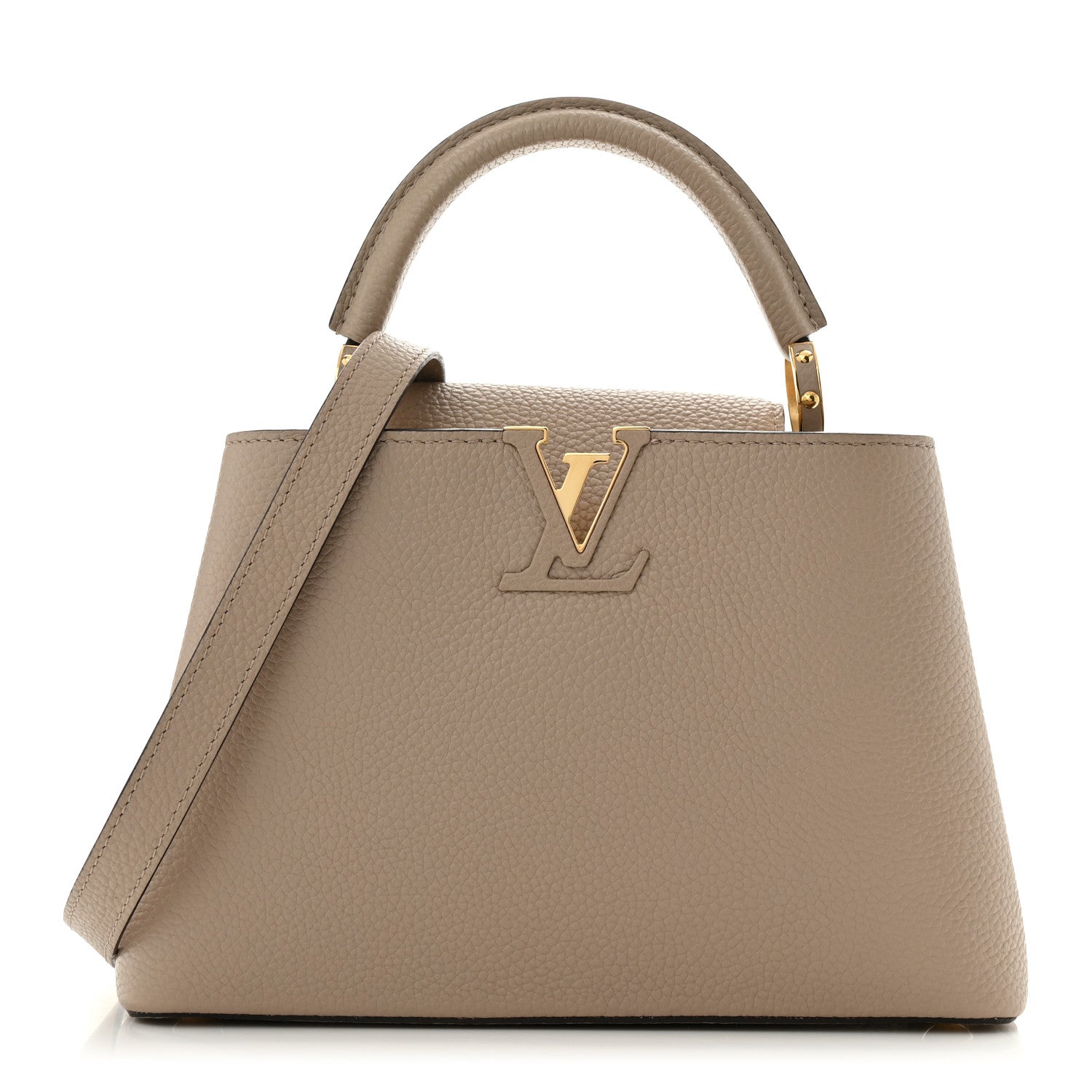 Louis Vuitton Taurillon Capucines BB Galet 1 of 11
