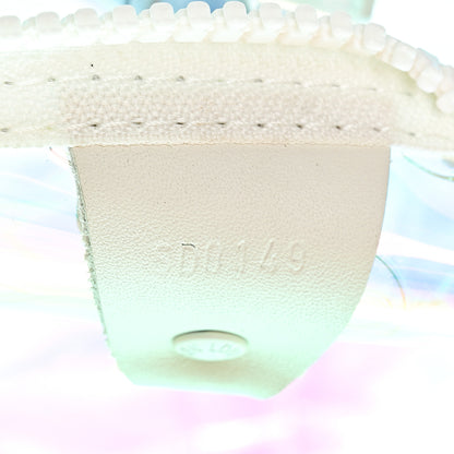 Louis Vuitton PVC Monogram Keepall Bandouliere 50 Iridescent Prism 6 of 10