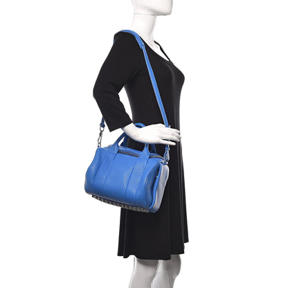 Alexander Wang Pebbled Lambskin Rockie Royal Blue 2 of 10