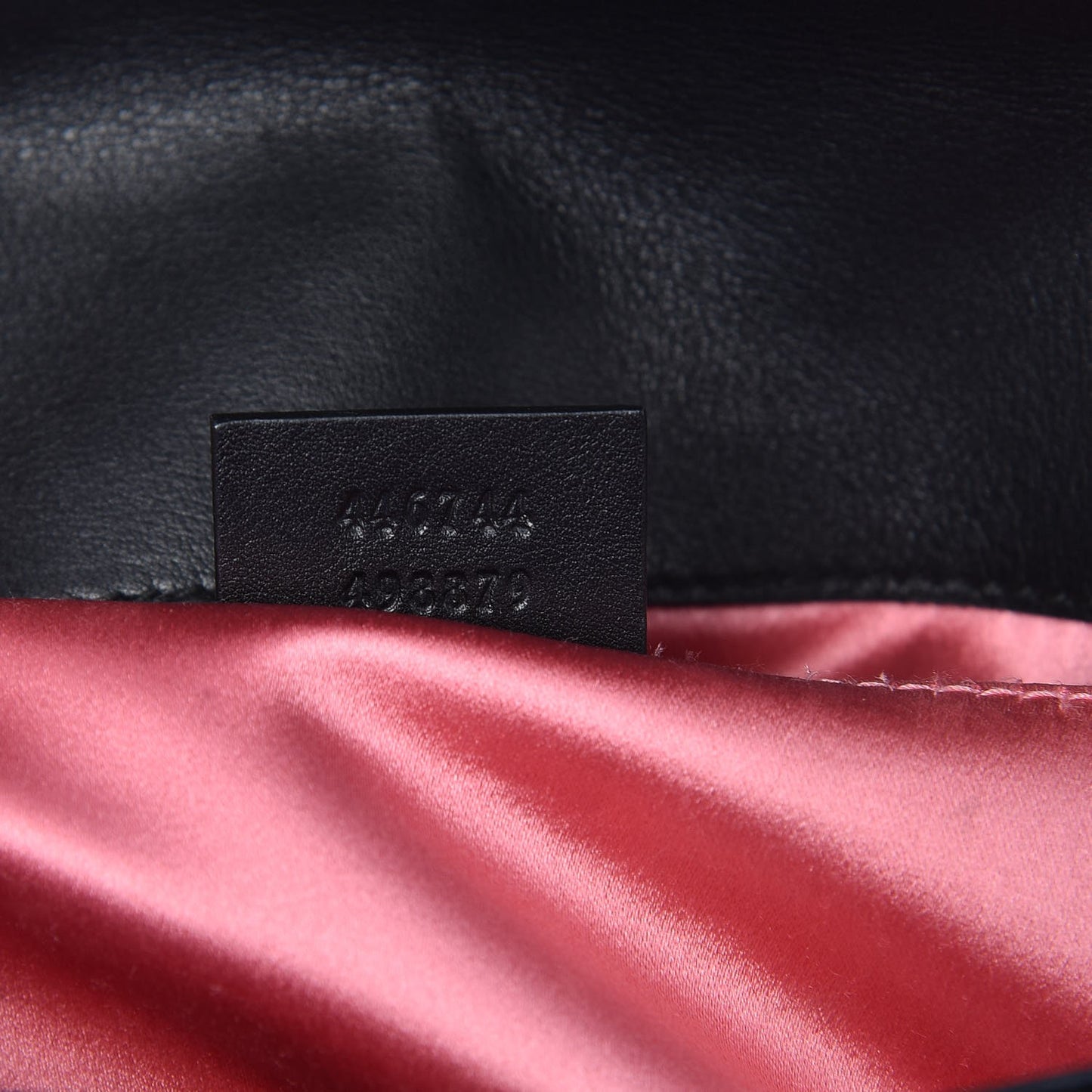 Velvet Matelasse Mini GG Marmont Shoulder Bag Black