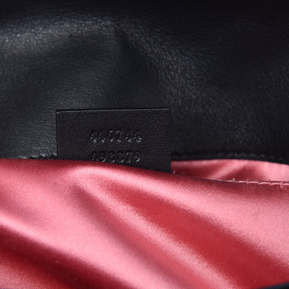 Gucci Velvet Matelasse Mini GG Marmont Shoulder Bag Black 11 of 15