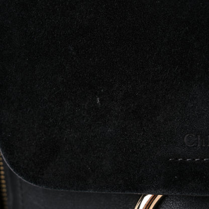Chloe Suede Calfskin Small Faye Backpack Black 16 of 16