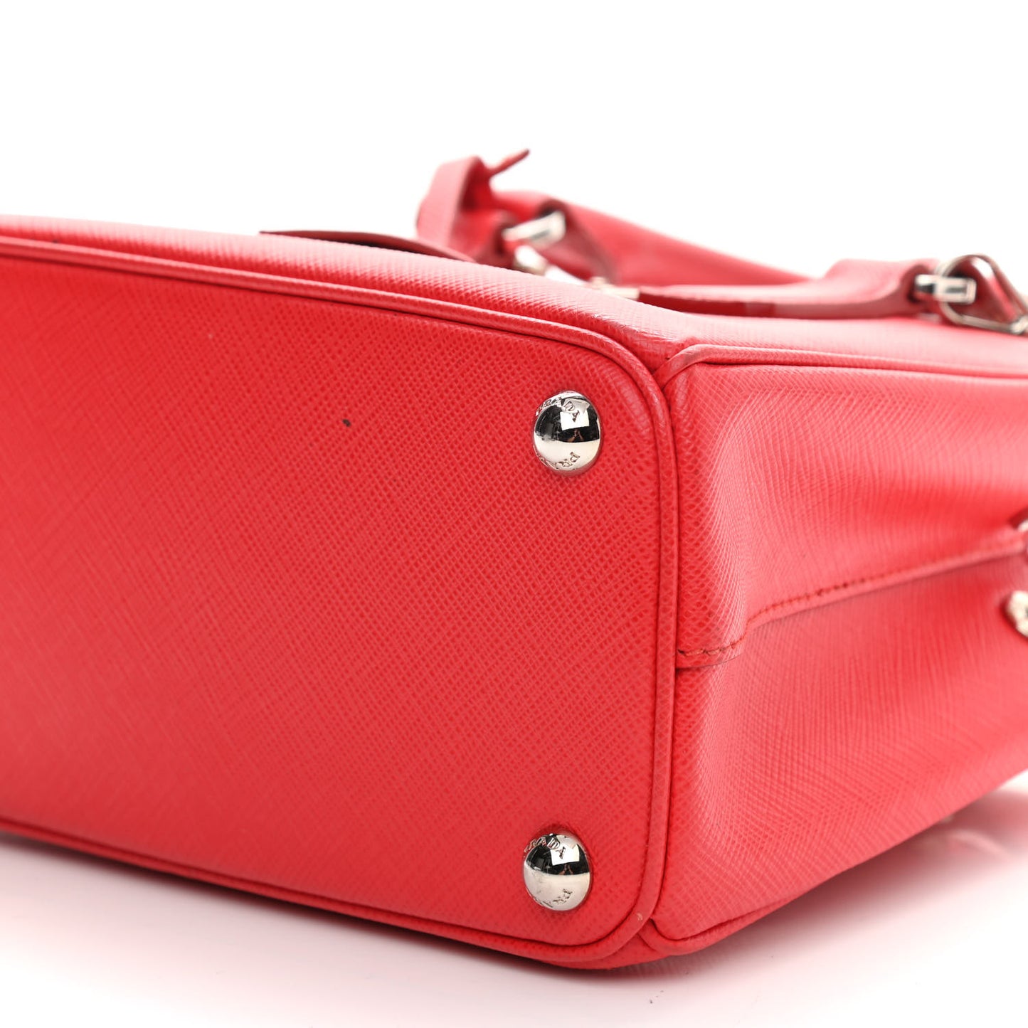 Saffiano Mini Galleria Double Zip Crossbody Lacca