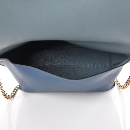 Loewe Goatskin Avenue Shoulder Bag Steel Blue 7 of 9