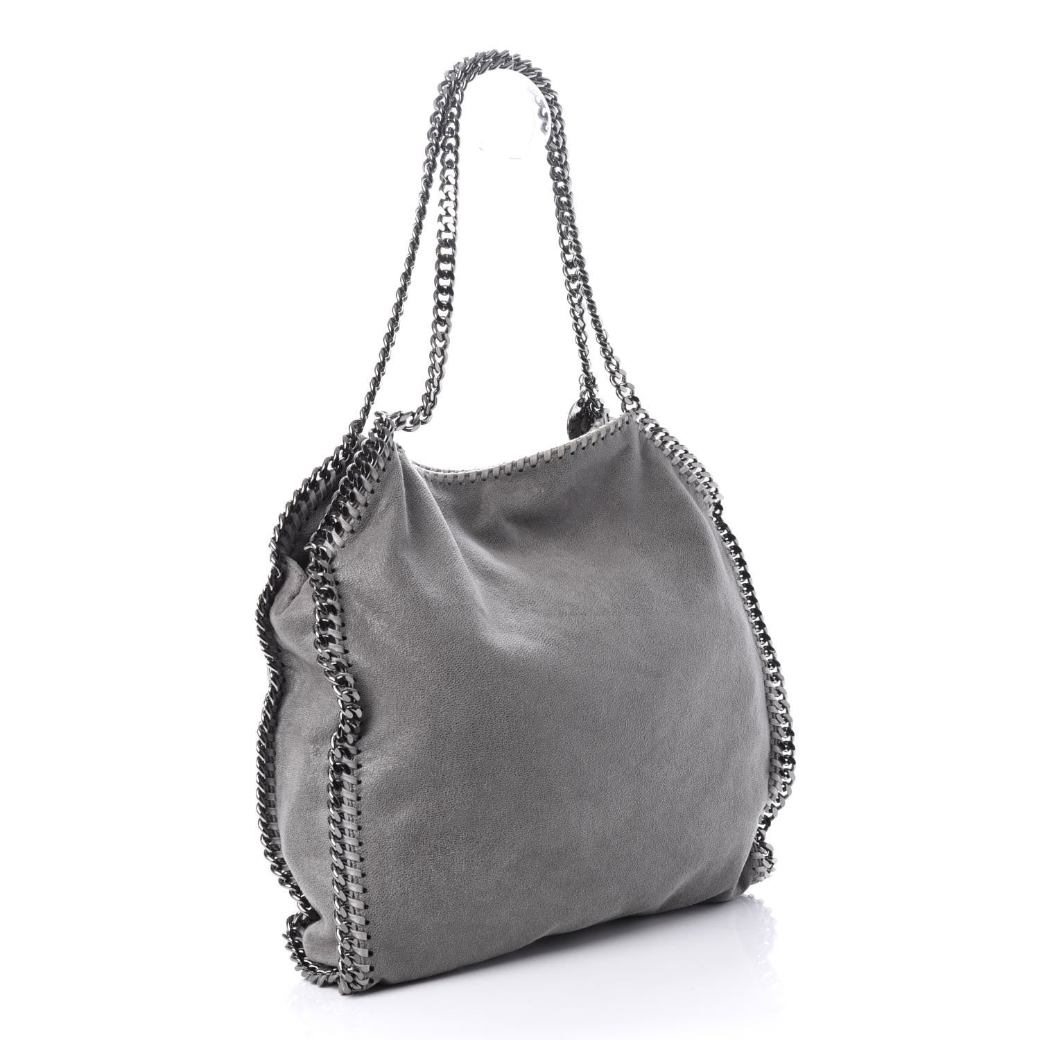 Stella McCartney Shaggy Deer Small Falabella Tote Grey 3 of 9