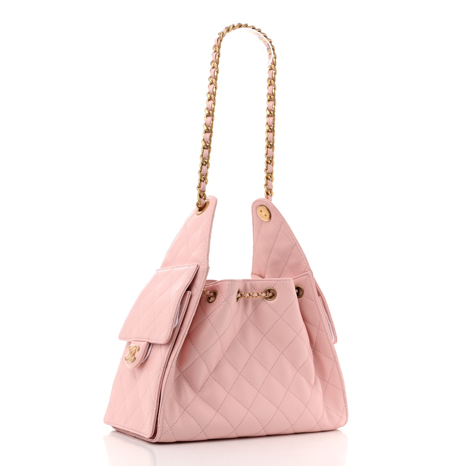 Chanel Caviar Quilted Small Chanel 25 Handbag Light Pink 3 of 11