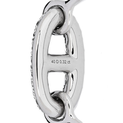 Hermes 18K White Gold Diamond New Farandole Ring 52 6 5 of 6