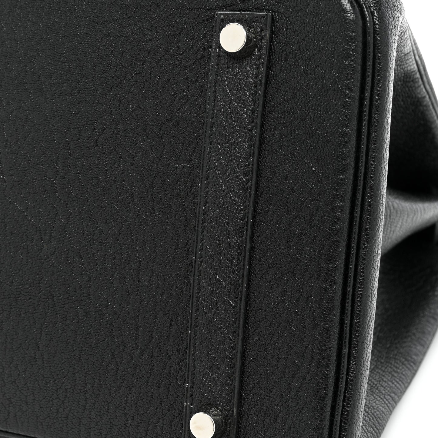 Chevre De Coromandel Birkin 35 Black