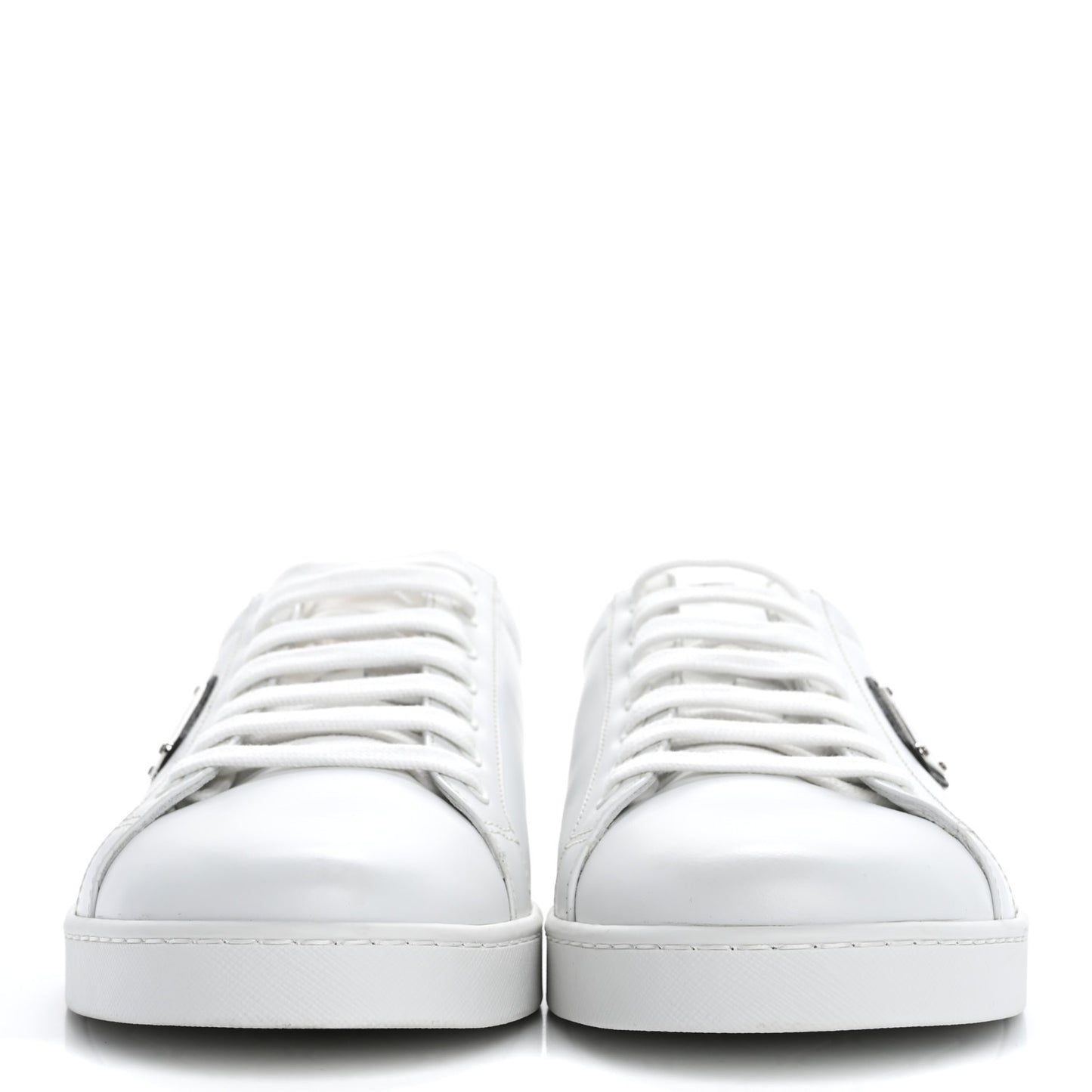 Spazzolato Rois Triangle Logo Mens Low Top  Sneakers 9.5 White Black