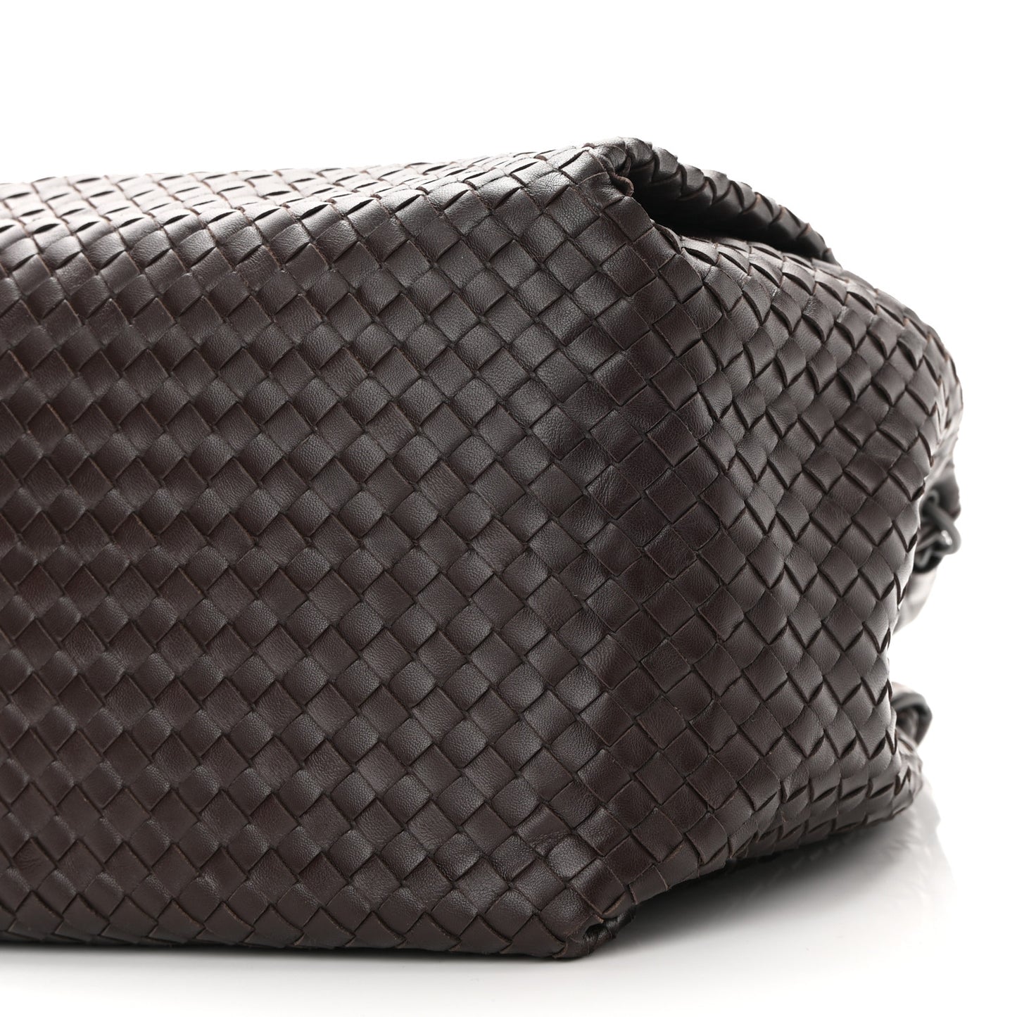 Nappa Intrecciato Parachute Bag Ebano