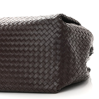 Bottega Veneta Nappa Intrecciato Parachute Bag Ebano 9 of 9