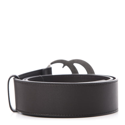 Gucci Moon Calfskin Nickel Double G 40mm Belt 80 32 Dark Cocoa 2 of 5