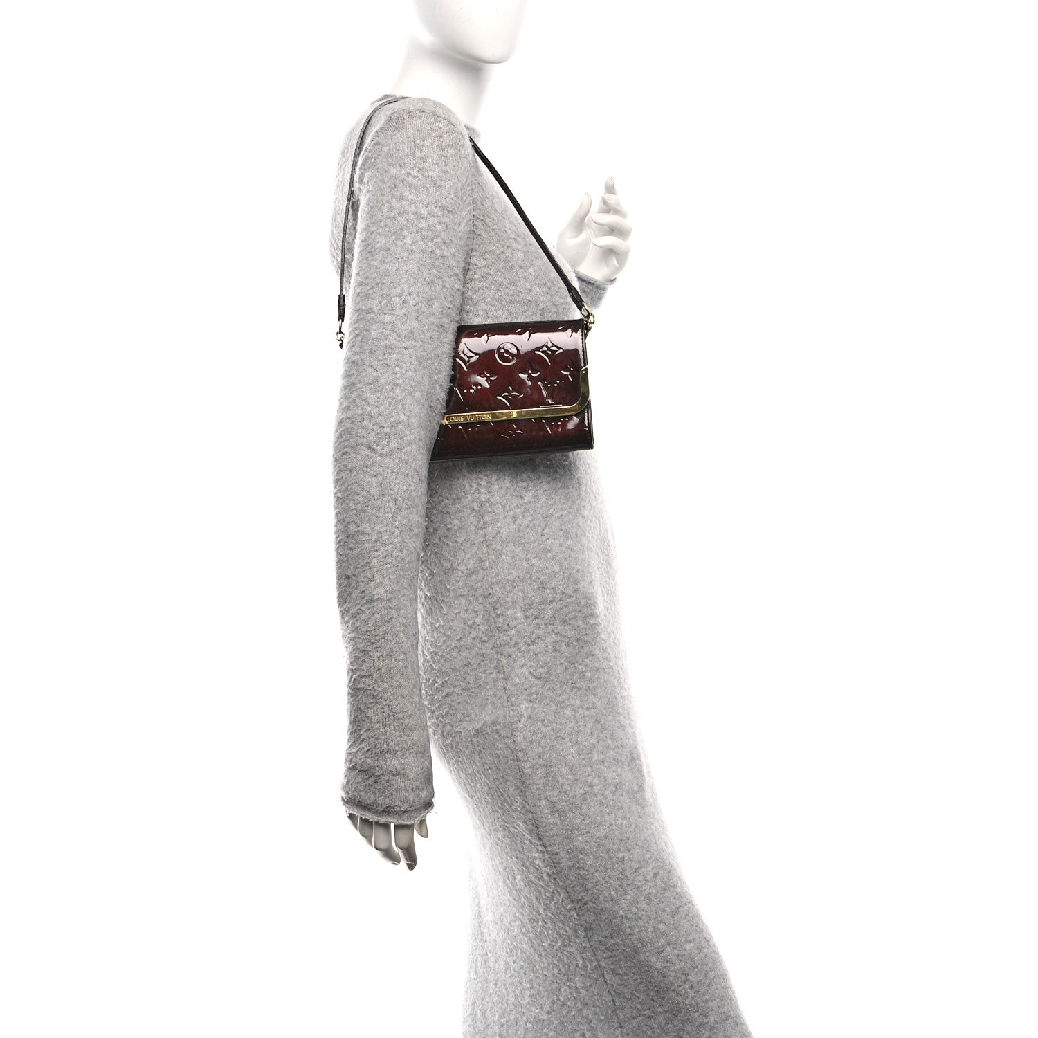Louis Vuitton Vernis Rossmore MM Amarante 2 of 9