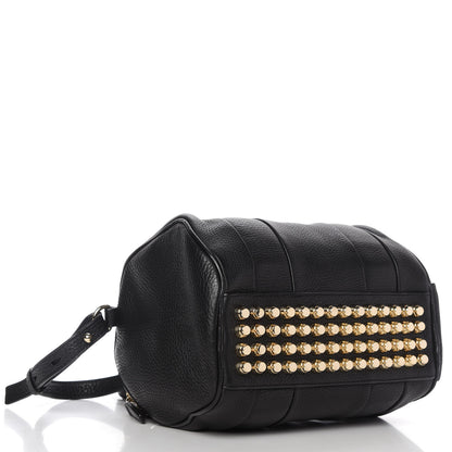 Alexander Wang Pebbled Lambskin Rockie Black Pale Gold Hardware 4 of 9