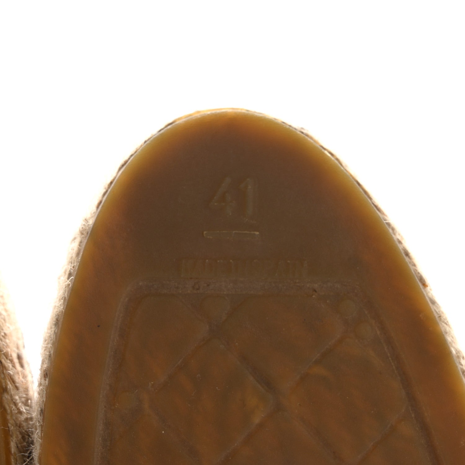 Chanel Lambskin CC Espadrilles 41 Beige Black 8 of 13