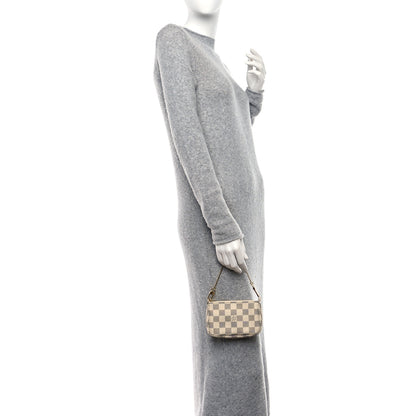Louis Vuitton LOUIS VUITTON Damier Azur Mini Pochette Accessories 3 of 6