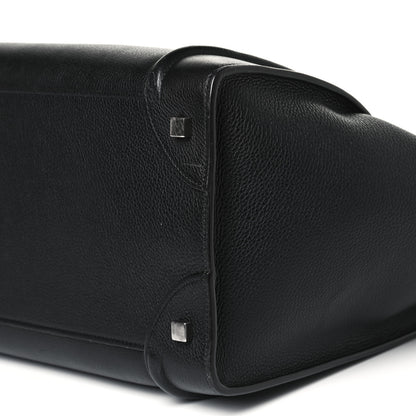 Celine Drummed Calfskin Mini Luggage Black 14 of 21