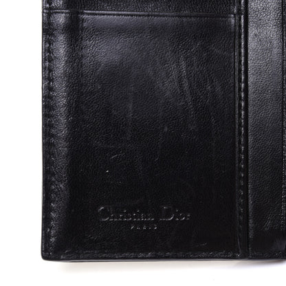 Christian Dior Lambskin Cannage Lady Dior Compact Wallet Black 9 of 12