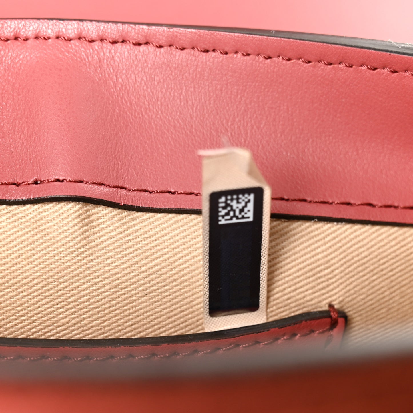 Calfskin Crocodile Embossed Small Tess Bag Rose