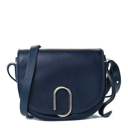 3.1 Phillip Lim Calfskin Alix Saddle Crossbody Bag Blue 1 of 11
