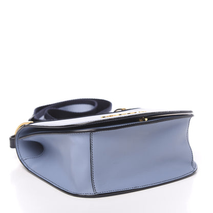 Prada City Calfskin Saffiano Pionniere Saddle Bag Astrale Baltico 4 of 11