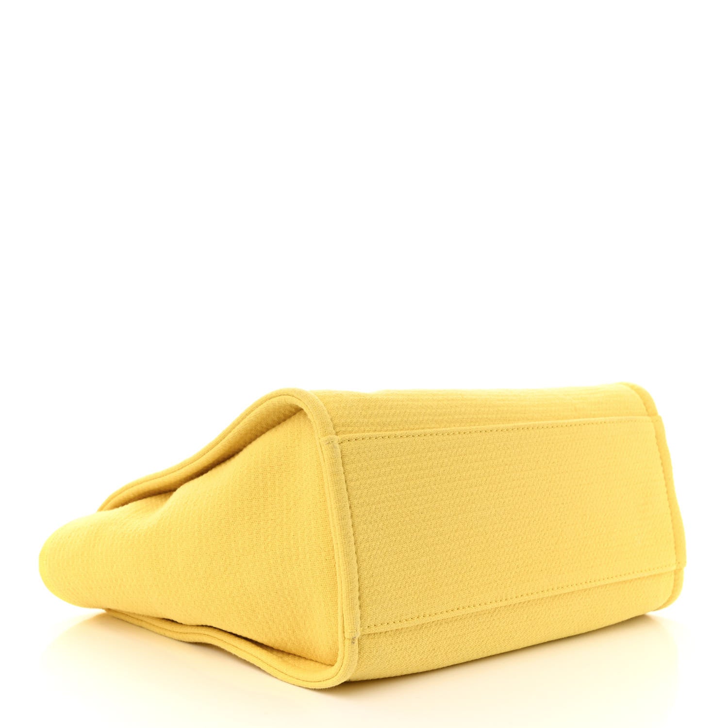 Chanel Mixed Fibers Small Deauville Tote Yellow 4 of 12