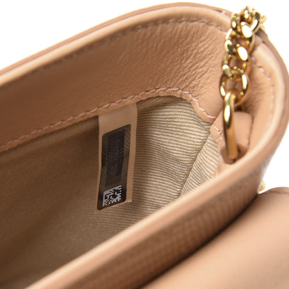 Chloe Calfskin Lizard Embossed Small Aby Lock Delicate Pink 6 of 11