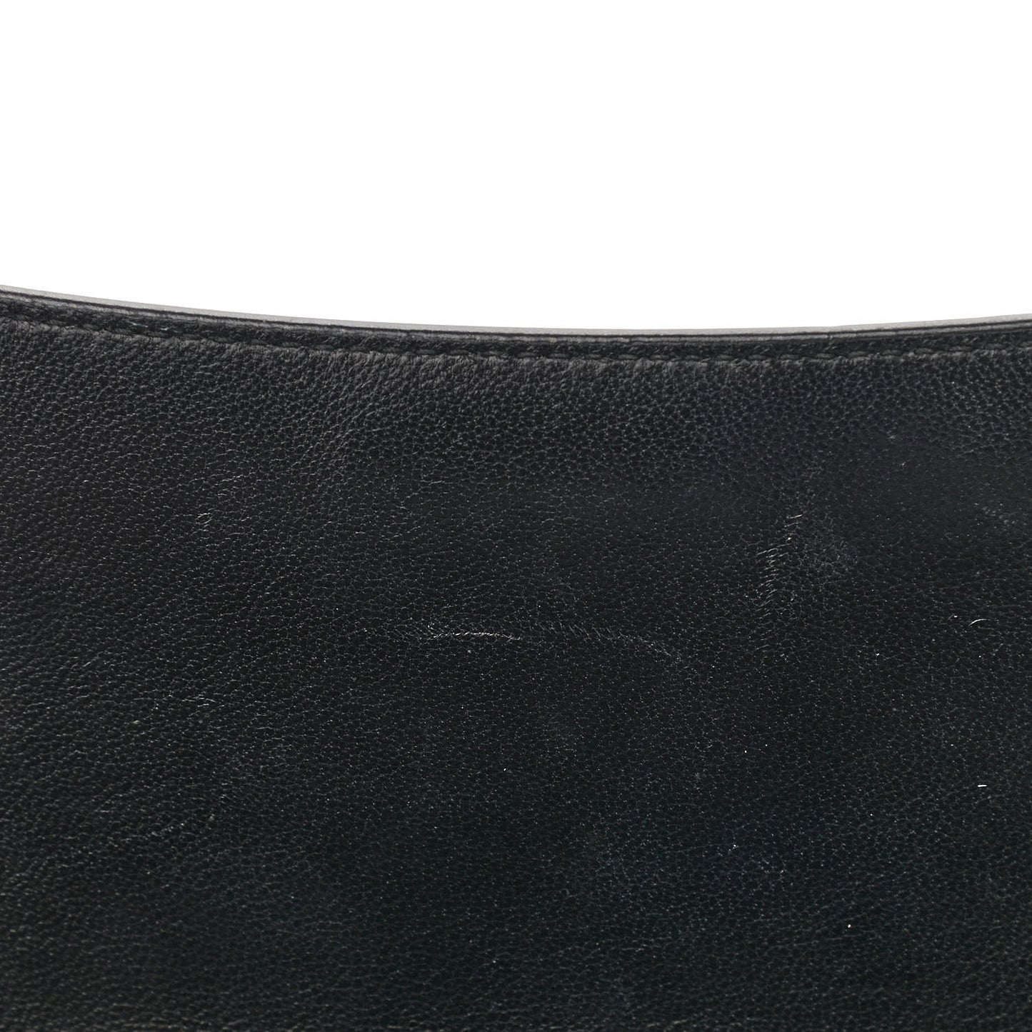 Smooth Calfskin Hourglass Continental Wallet On Strap Black