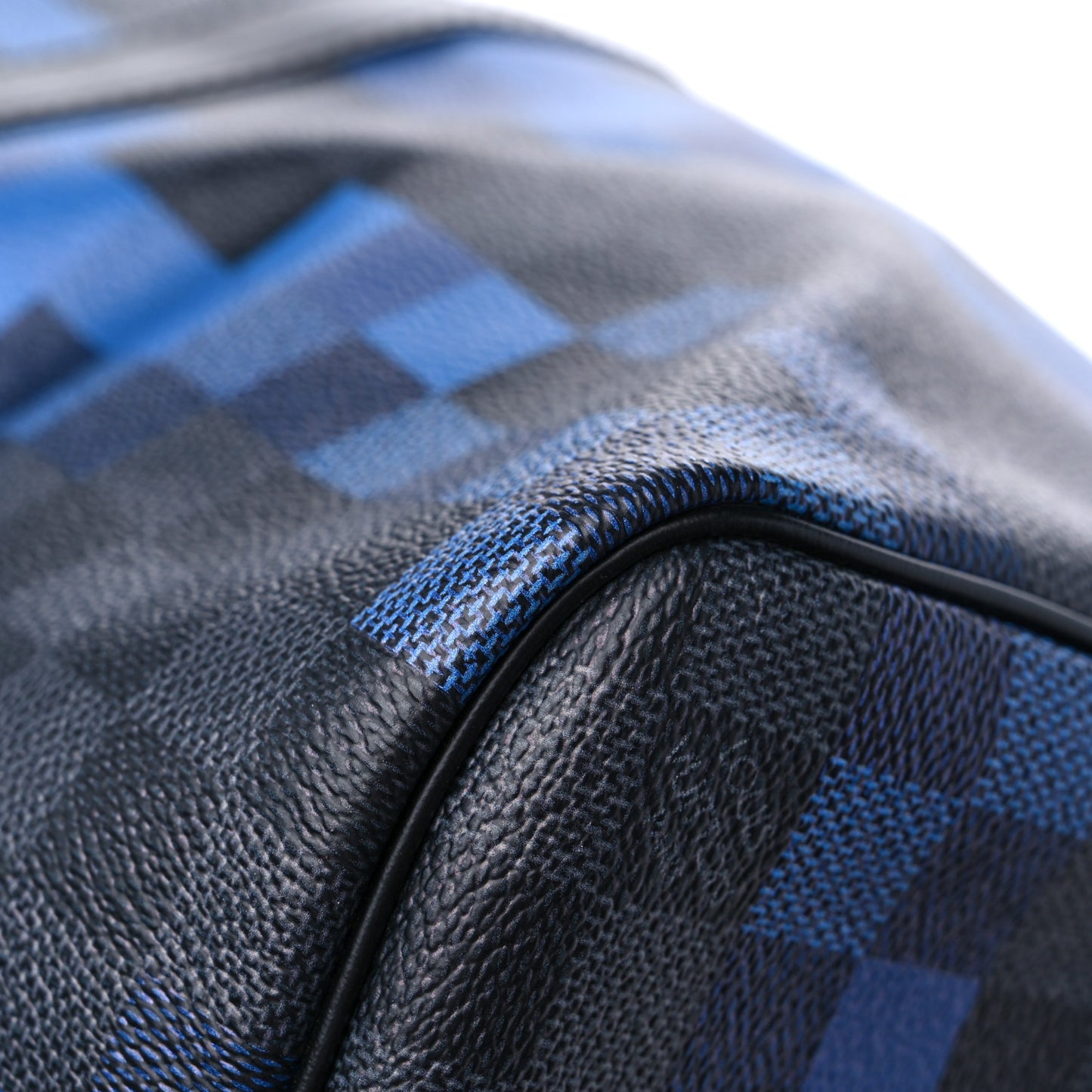 Damier Graphite Pixel Keepall Bandouliere 50 Blue