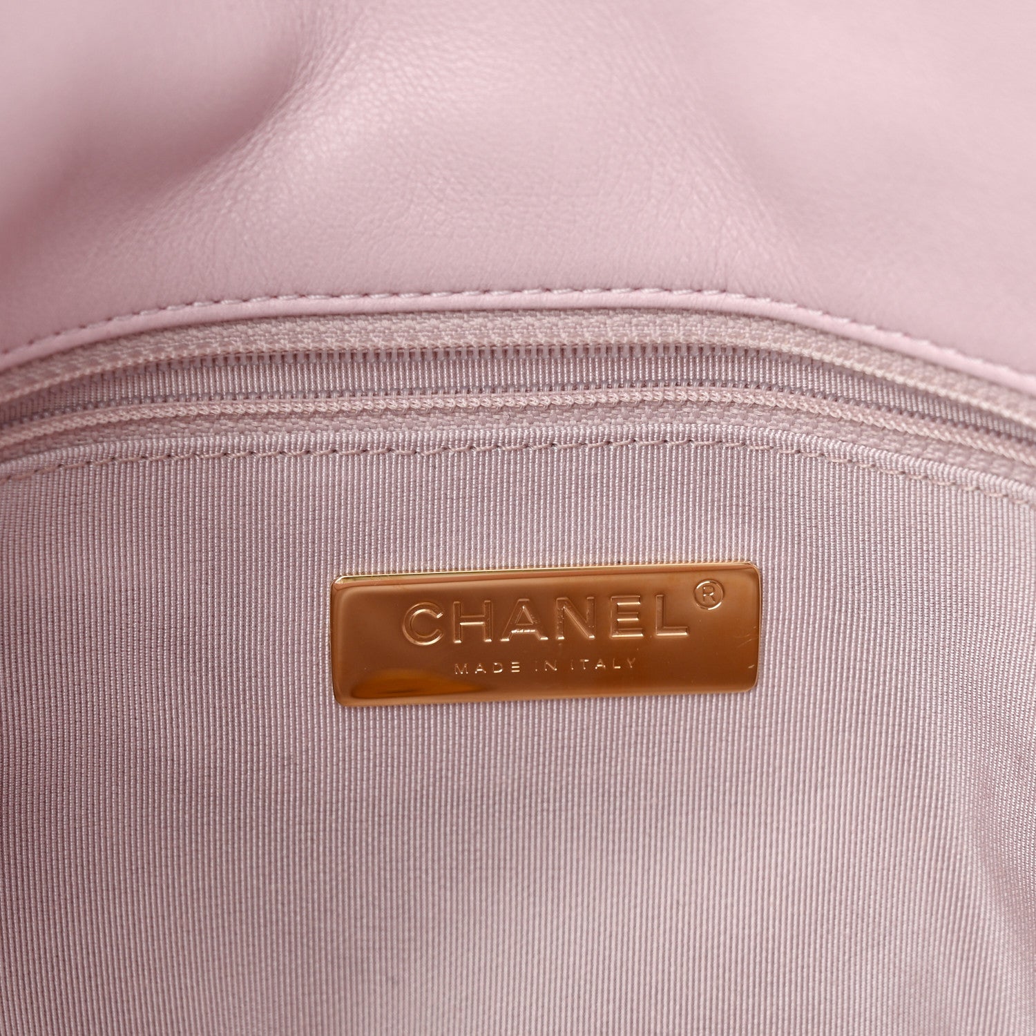 Chanel Lambskin Quilted Medium Chanel 19 Flap Light Pink 6 of 10