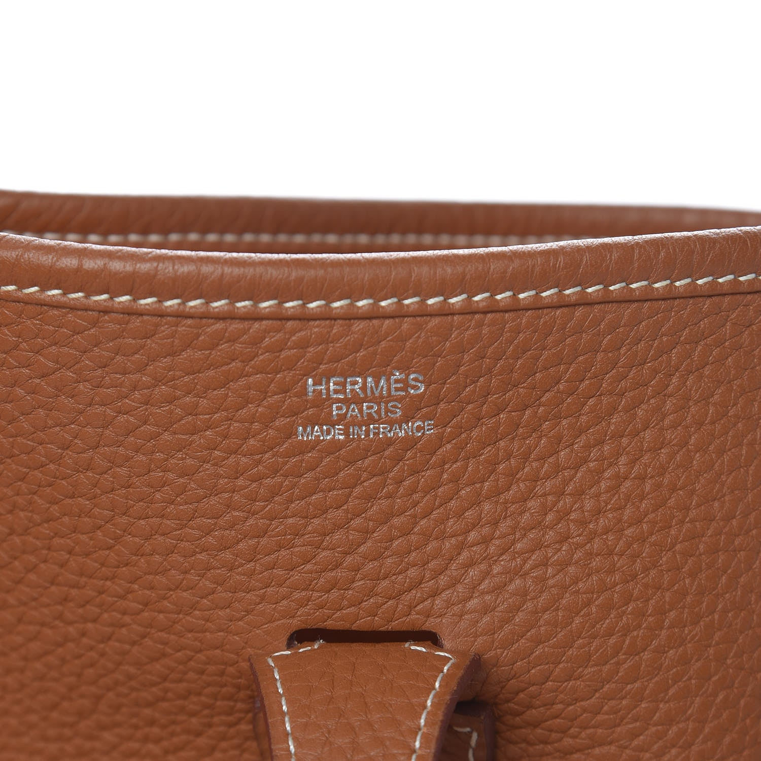 Hermes Taurillon Clemence Evelyne III PM Gold 6 of 14