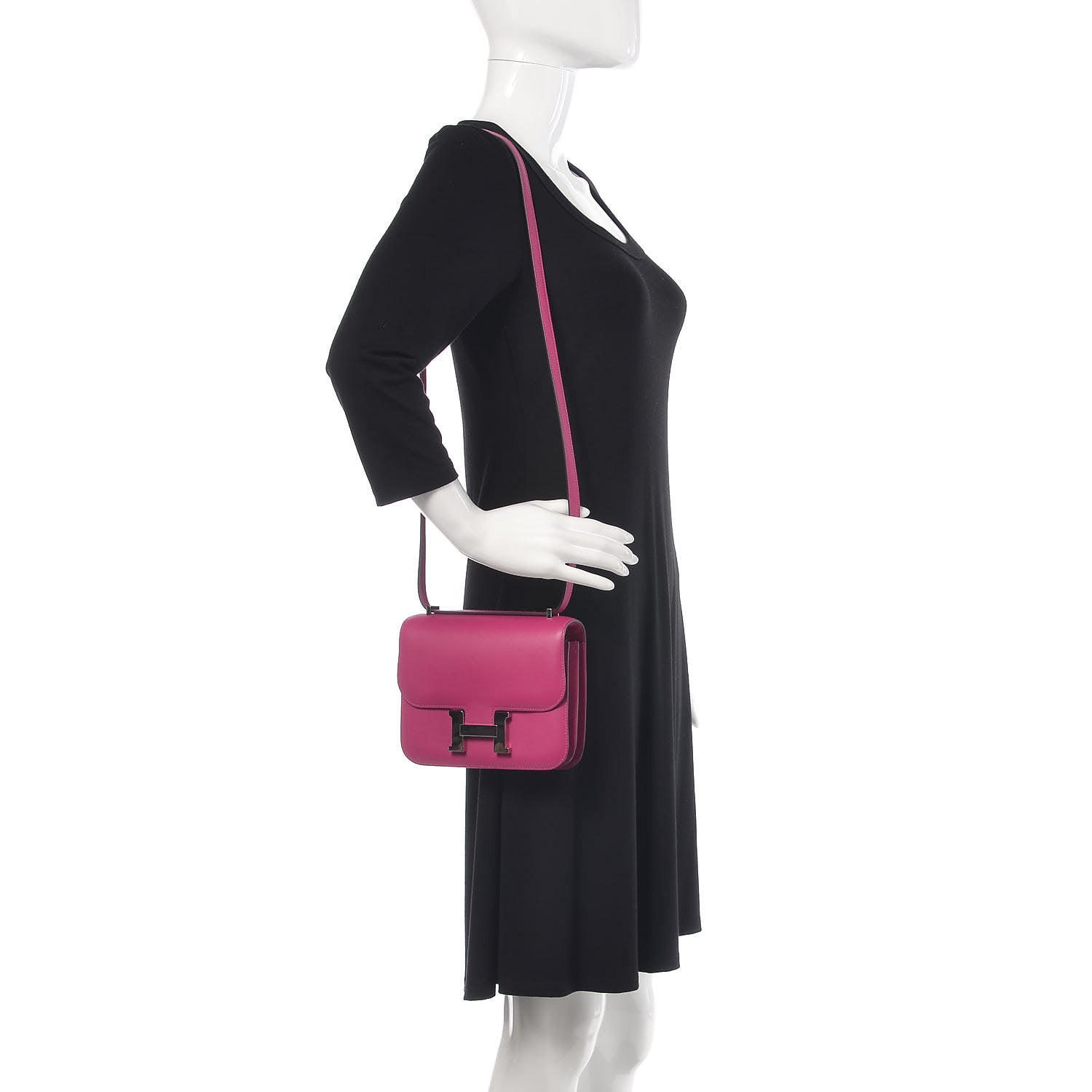 Hermes Swift Constance 18 Rose Pourpre 2 of 9