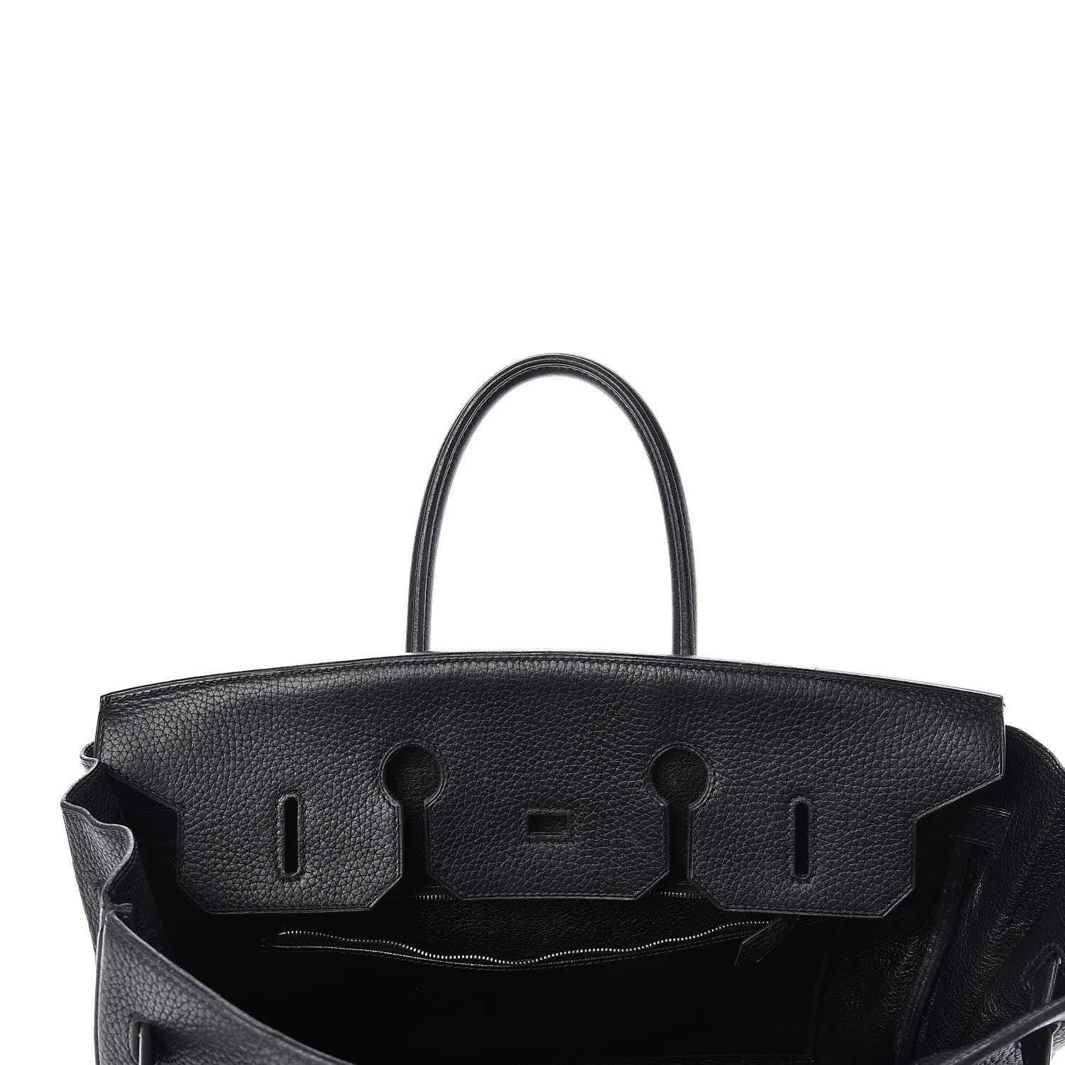 Hermes Taurillon Clemence Birkin 35 Black 14 of 32