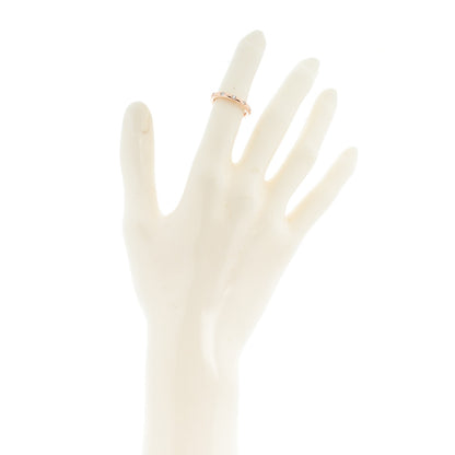Tiffany 18K Rose Gold Diamond Bezet Band Ring 3.5 2 of 4