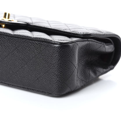 Chanel Caviar Quilted Medium Double Flap Black 9 of 9