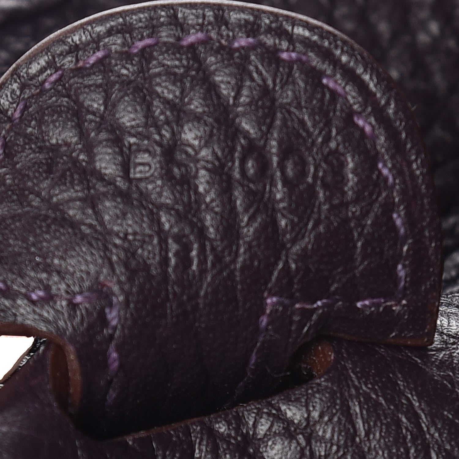 Hermes Taurillon Clemence Evelyne III PM Raisin 9 of 10