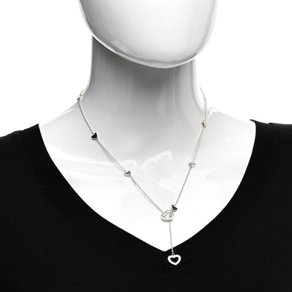 Tiffany Sterling Silver Heart Lariat Necklace 2 of 4