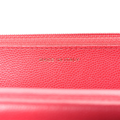 Chanel Caviar Quilted Wallet on Chain WOC Pink 7 of 14