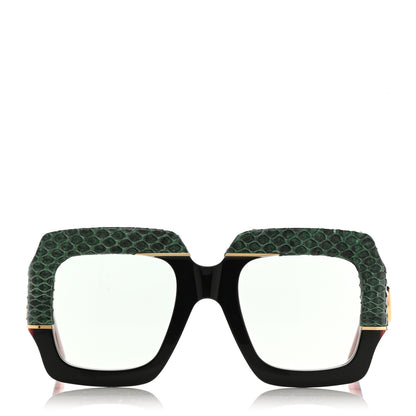 Gucci Snakeskin Acetate Square Sunglasses GG0484S Multicolor 2 of 8