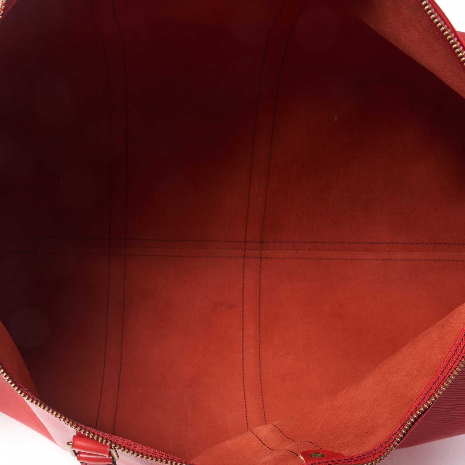 Louis Vuitton Epi Keepall 60 Castillan Red 4 of 9