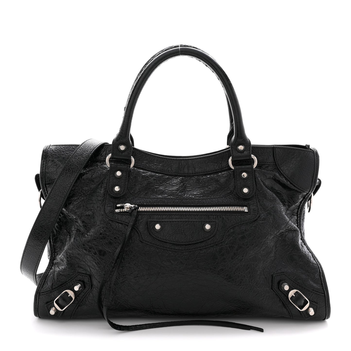 Agneau Arena Silver Hardware Medium Le City Black