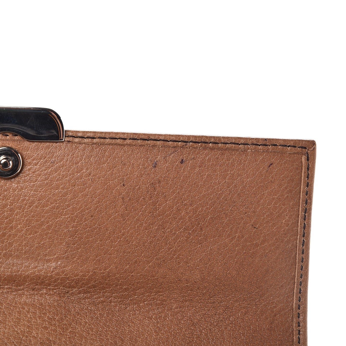Guccissima Calfskin GG Continental Wallet Natural