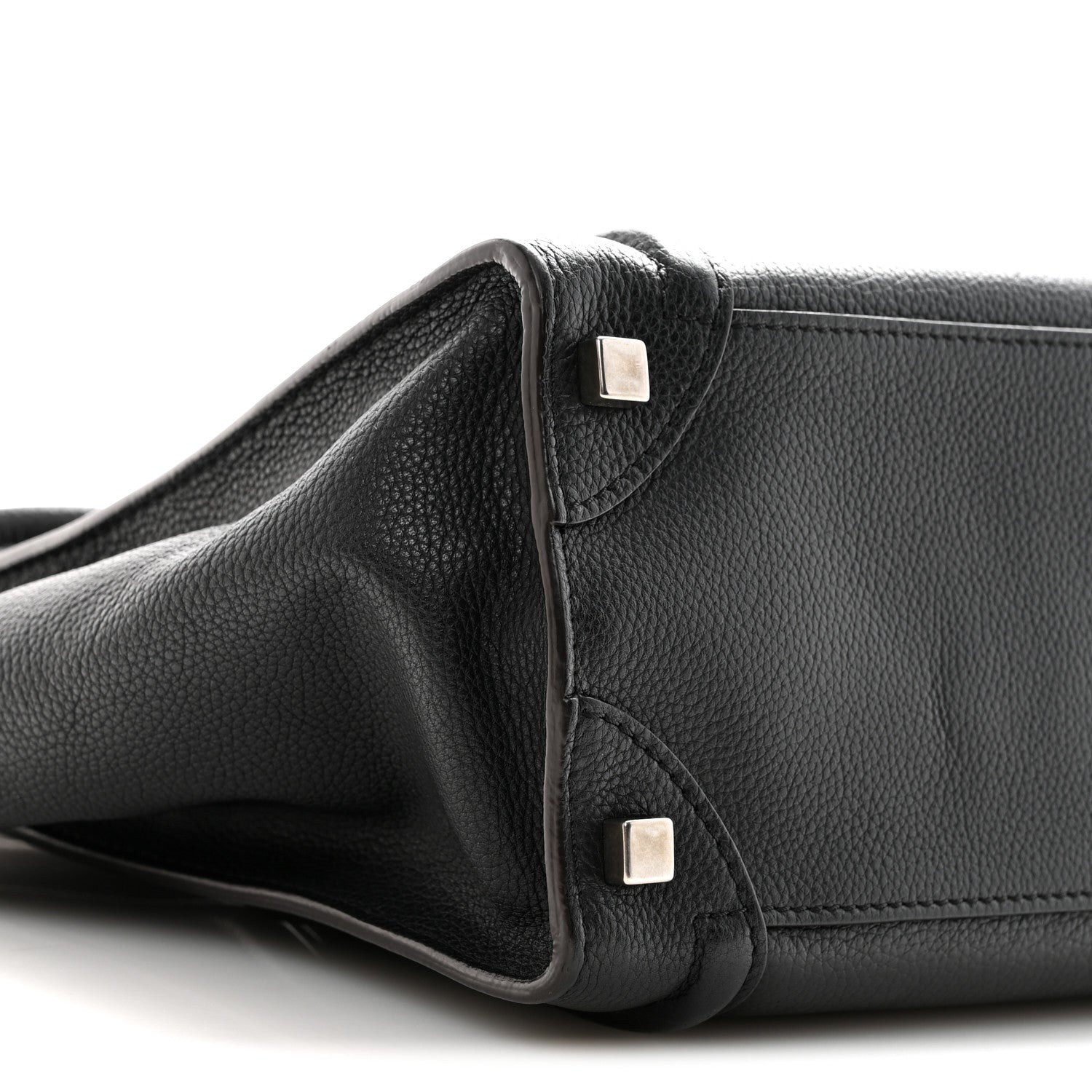 Celine Drummed Calfskin Micro Luggage Black Black 8 of 11